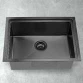 Braxton Home Navagio 600mm Single Kitchen Sink &amp; Accessories Package