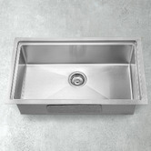 Braxton Home Navagio 750mm Single Kitchen Sink &amp; Accessories Package