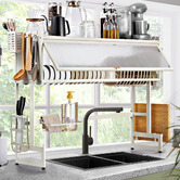 Braxton Home 95cm Carbon Steel Dish Drying Rack