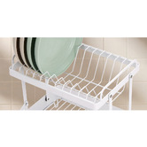 Braxton Home 2 Tier Carbon Steel Dish Drying Rack