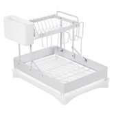 Braxton Home 2 Tier Carbon Steel Dish Drying Rack