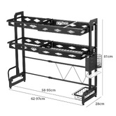 Braxton Home Adjustable Carbon Steel Dish Drying Rack