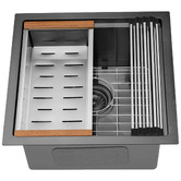 Braxton Home Navagio 450mm Single Single Stainless Steel Kitchen Sink &amp; Accessories Package