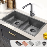 Braxton Home 820mm Single Stainless Steel Kitchen Sink &amp; Accessories Package