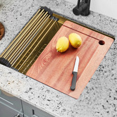 Braxton Home Frag 450mm Single Stainless Steel Kitchen Sink &amp; Accessories Package