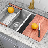 Braxton Home 820mm Single Stainless Steel Kitchen Sink &amp; Accessories Package