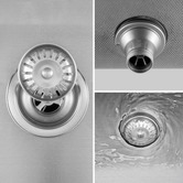 Braxton Home 820mm Single Stainless Steel Kitchen Sink &amp; Accessories Package