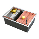 Braxton Home Frag 600mm Single Stainless Steel Kitchen Sink &amp; Accessories Package