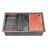 Braxton Home 600mm Single Stainless Steel Kitchen Sink &amp; Accessories Package