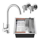 Braxton Home Raya Chrome Laundry Package
