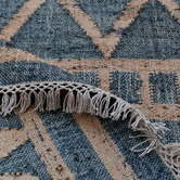 Boulevarde Rugs Symbol Hand-Woven Jute &amp; Denim Rug