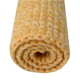 Boulevarde Rugs Apricot Orbit Hand-Woven Indoor/Outdoor Round Rug