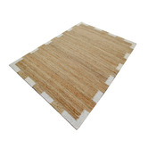 Boulevarde Rugs Cream Dash Hand-Woven Jute Rug