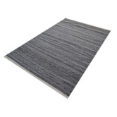 Boulevarde Rugs Charcoal Shadow Hand-Woven Indoor/Outdoor Rug