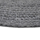 Boulevarde Rugs Charcoal Orbit Hand-Woven Indoor/Outdoor Round Rug