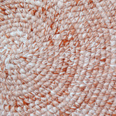 Boulevarde Rugs Rust Orbit Hand-Woven Indoor/Outdoor Round Rug