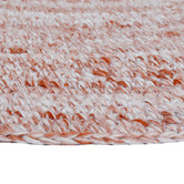 Boulevarde Rugs Rust Orbit Hand-Woven Indoor/Outdoor Round Rug