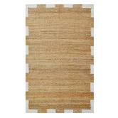 Boulevarde Rugs Cream Dash Hand-Woven Jute Rug