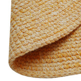 Boulevarde Rugs Apricot Orbit Hand-Woven Indoor/Outdoor Round Rug