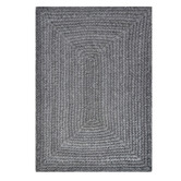 Boulevarde Rugs Charcoal Orbit Hand-Woven Indoor/Outdoor Rug