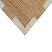 Boulevarde Rugs Cream Dash Hand-Woven Jute Rug