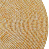 Boulevarde Rugs Apricot Orbit Hand-Woven Indoor/Outdoor Round Rug