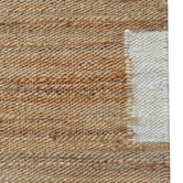 Boulevarde Rugs Cream Dash Hand-Woven Jute Rug