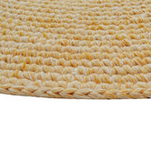 Boulevarde Rugs Apricot Orbit Hand-Woven Indoor/Outdoor Round Rug