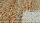 Boulevarde Rugs Cream Dash Hand-Woven Jute Rug