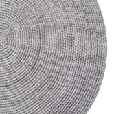 Boulevarde Rugs Silver Orbit Hand-Woven Indoor/Outdoor Round Rug