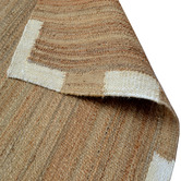 Boulevarde Rugs Cream Dash Hand-Woven Jute Rug