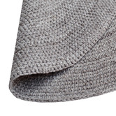 Boulevarde Rugs Silver Orbit Hand-Woven Indoor/Outdoor Round Rug