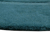 Boulevarde Rugs Turquoise Swirl Wool Round Rug