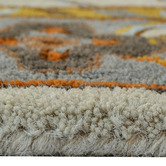 Boulevarde Rugs Grey &amp; Cream Hanette Kashan Wool-Blend Runner