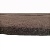 Boulevarde Rugs Brown Swirl Hand-Tufted Wool Round Rug