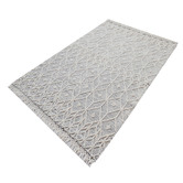 Boulevarde Rugs Black Aura Flat-Woven Wool Rug