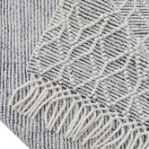 Boulevarde Rugs Black Aura Flat-Woven Wool Rug