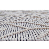 Boulevarde Rugs Black Aura Flat-Woven Wool Rug