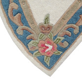Boulevarde Rugs Blue Avalon Hand-Tufted Wool Arched Rug
