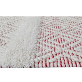 Boulevarde Rugs Red Aura Flat-Woven Wool Rug