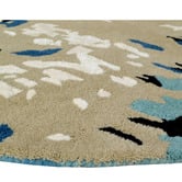 Boulevarde Rugs Coastal Hand-Tufted Wool-Blend Round Rug