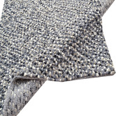 Boulevarde Rugs Grey Jelly Bean Felted Wool-Blend Rug