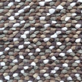 Boulevarde Rugs Brown Jelly Bean Felted Wool-Blend Rug