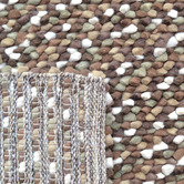 Boulevarde Rugs Brown Jelly Bean Felted Wool-Blend Rug