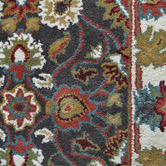 Boulevarde Rugs Grey &amp; Cream Vicco Kashan Wool-Blend Runner