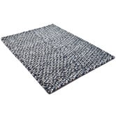 Boulevarde Rugs Grey Jelly Bean Felted Wool-Blend Rug