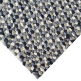 Boulevarde Rugs Grey Jelly Bean Felted Wool-Blend Rug