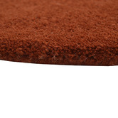 Boulevarde Rugs Rust Swirl Wool Round Rug