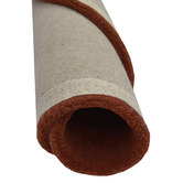 Boulevarde Rugs Rust Swirl Wool Round Rug