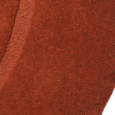 Boulevarde Rugs Rust Swirl Wool Round Rug